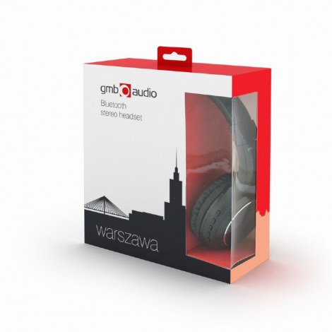 Gembird | BHP-WAW | Bluetooth stereo headset ""Warszawa"" | Wireless | On-Ear | Wireless | Black - 6